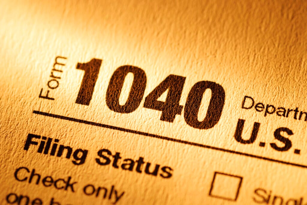 Formulario 1040 de declaración del impuesto sobre la renta, impuestos diferidos y crédito tributario 2022