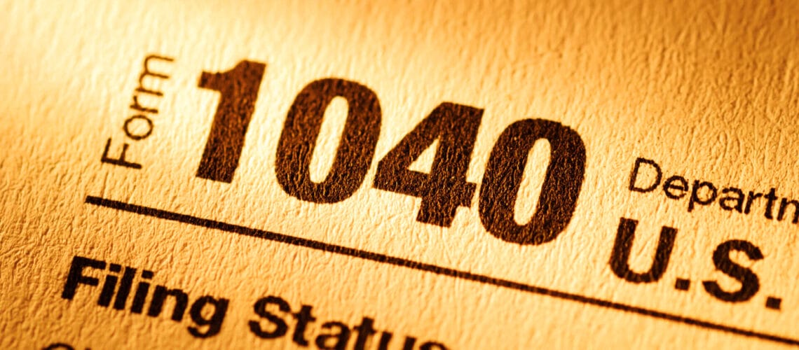 Formulario 1040 de declaración del impuesto sobre la renta, impuestos diferidos y crédito tributario 2022